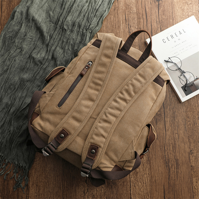 레트로 남성용 아웃도어 사이클링 캔버스 가방 하이킹 백 - Canvas Backpack Casual 리뷰 및 가격