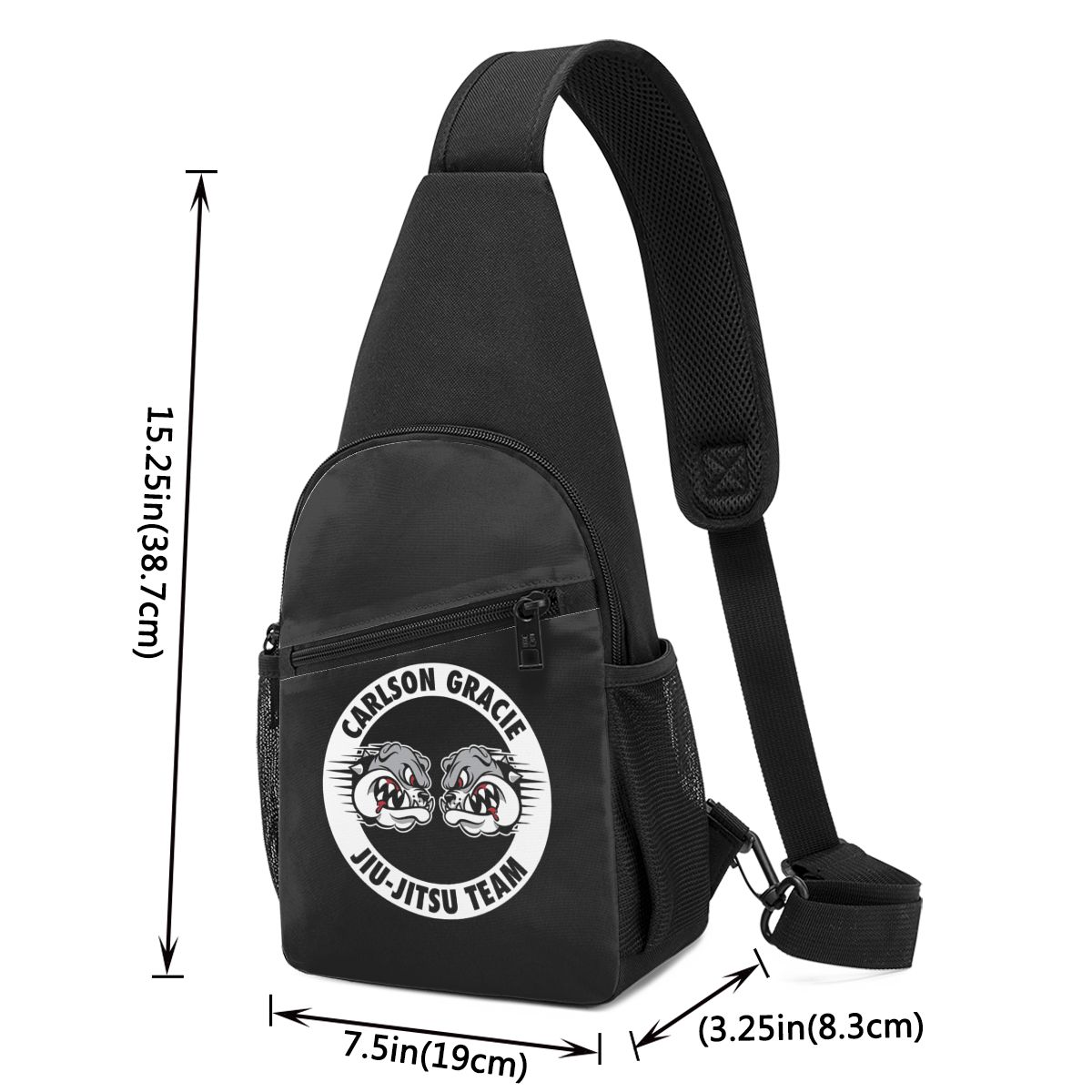 Carlson Gracie Jiu-Jitsu 팀 가슴  - Sling Backpack Shoulder 리뷰 및 가격