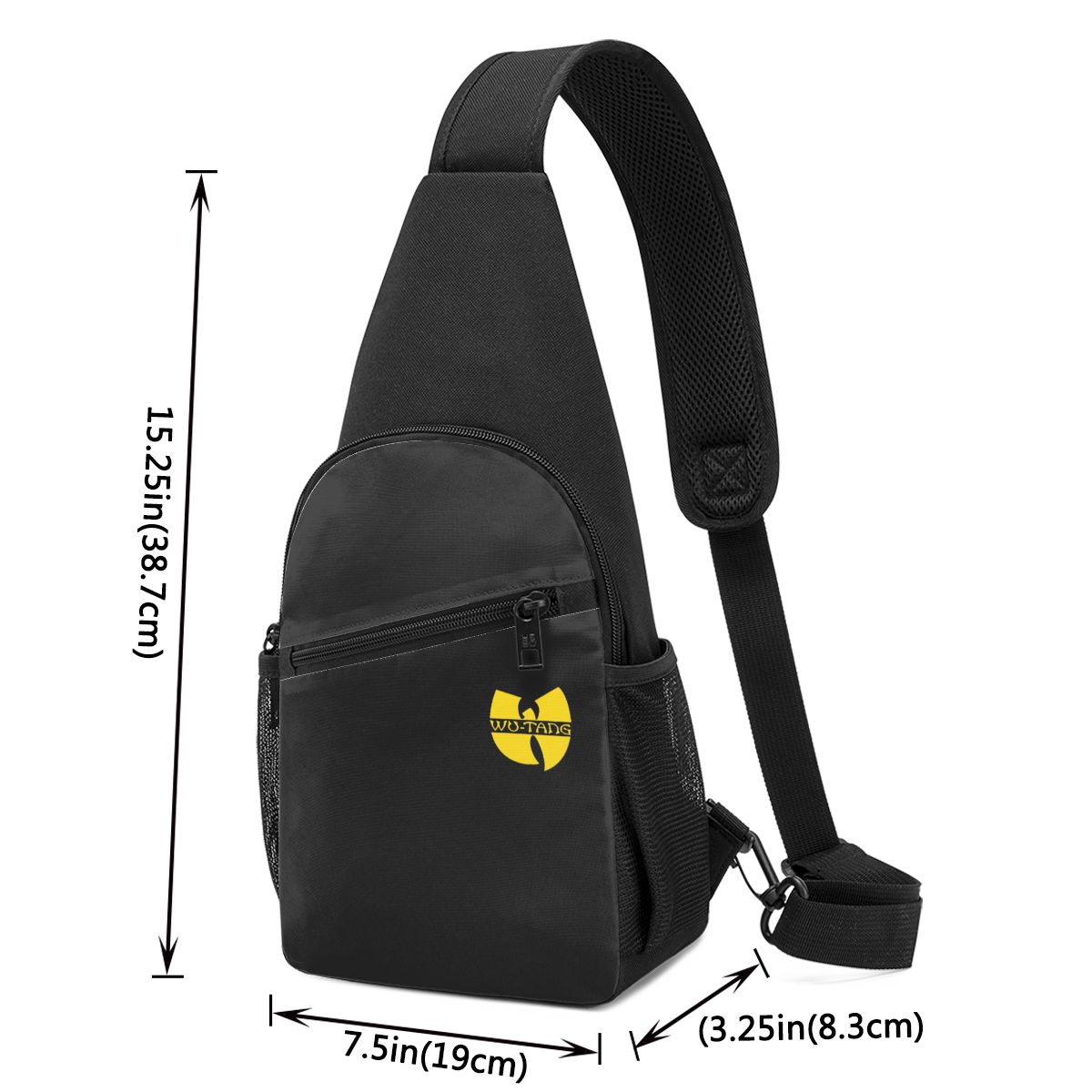 우탕 클랜 프린트 체스트 백 남성 슬링 크로스바디 백팩 - Sling Backpack Shoulder 리뷰 및 가격